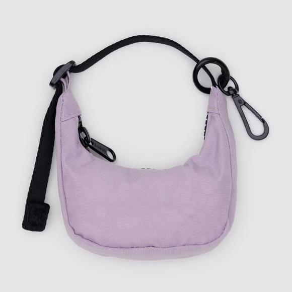 BAGGU Handbags - BAGGU Mini Crescent Bag Charm- Dusty Pink